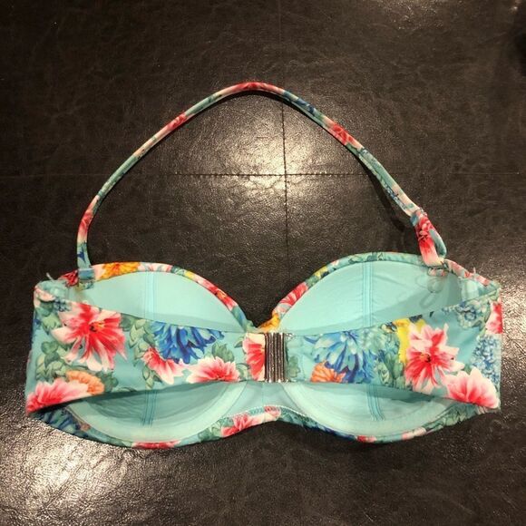 H&M Vibrant Floral Bandeau Top - Picture 2 of 2